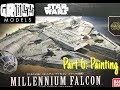 Bandai 1:144 Millennium Falcon. Part 6: Painting