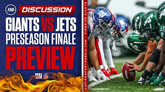Giants vs Jets Preseason Finale Preview | Return of Evan Neal? | DJ vs Sauce thumbnail
