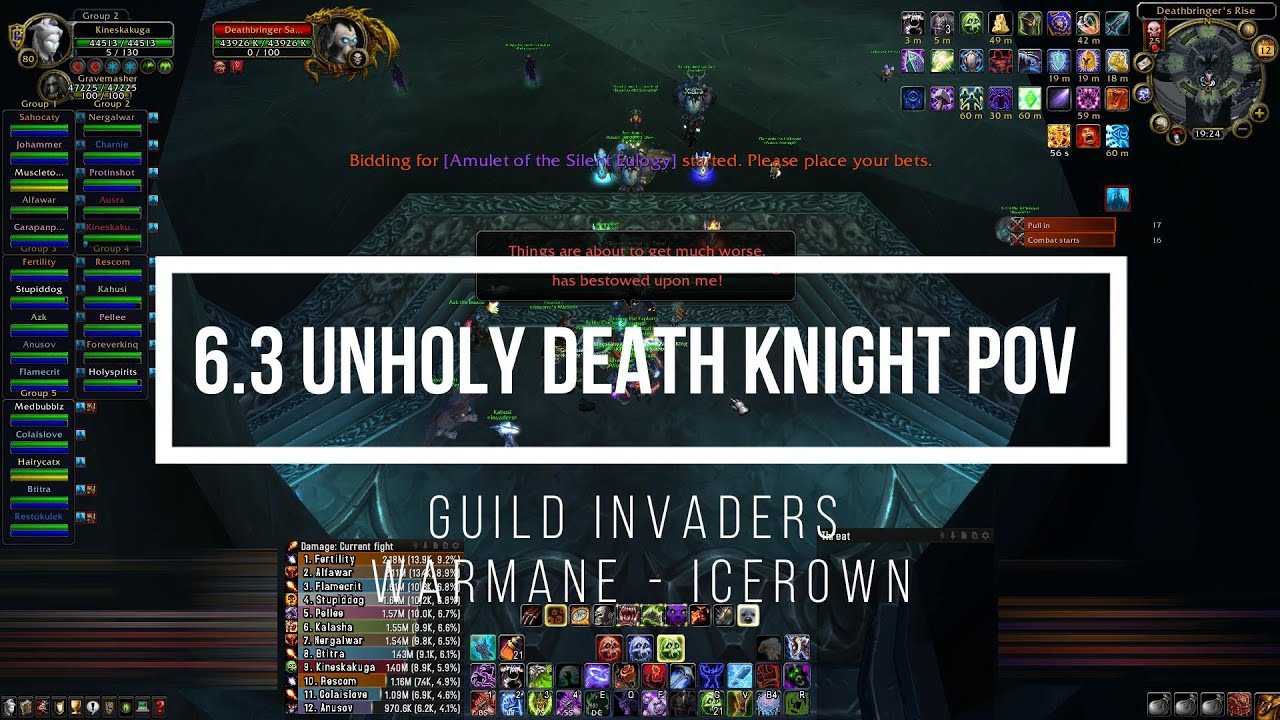 DBS 25HC Unholy DK POV Warmane - Icecrown