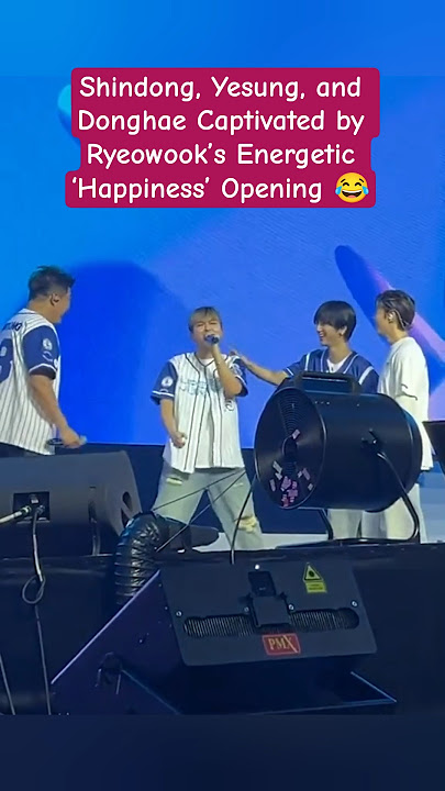 Shindong, Yesung, and Donghae Captivated by Ryeowook’s Energetic ‘Happiness’ Opening 😂