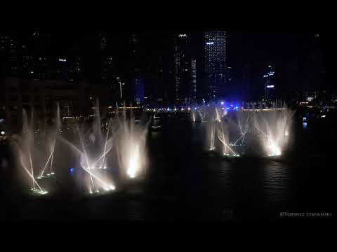 The Dubai Fountain  نافورة دبي  2018 / Michael Jackson – Thriller