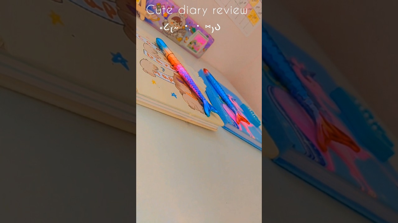 cute diary review ૮₍˶ •. • ⑅₎ა ♡aesthetic diary 