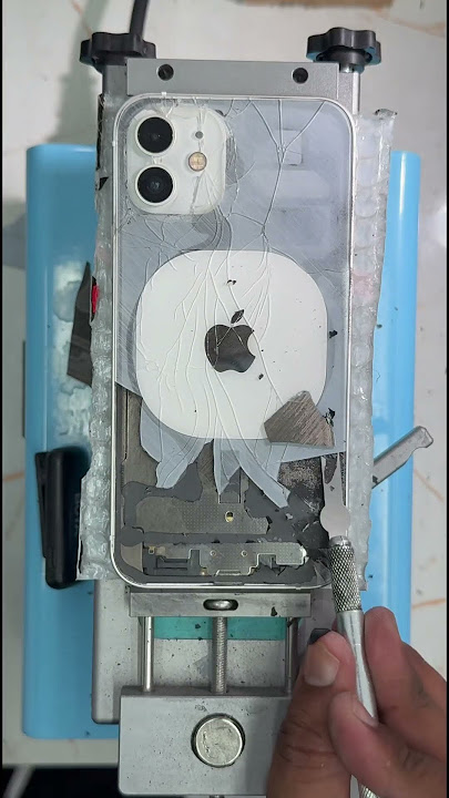 iPhone 12 back glass remove
