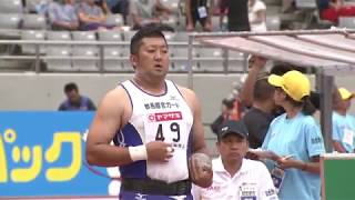 第97回日本陸上競技選手権大会 男子 砲丸投 決勝　1位