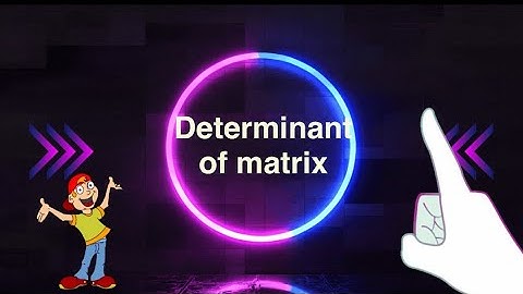 Determinant of a  Matrix || POTD || GFG
