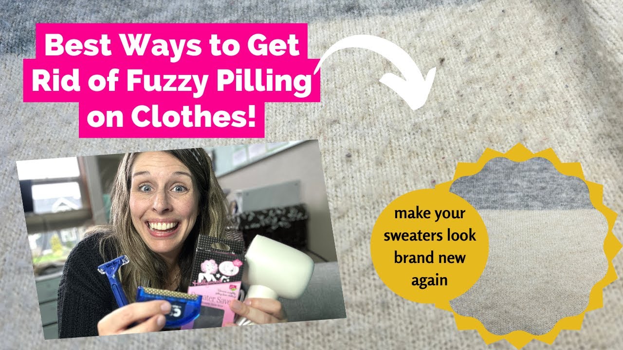 Easiest Ways to Remove Pilling from Clothes & Sweaters - Easy Fashion for  Moms