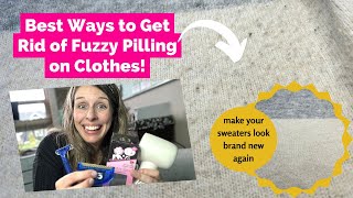 How to Get Rid of Pilling on Sweaters & Clothes!! (My Fave Depilling Tool) screenshot 4