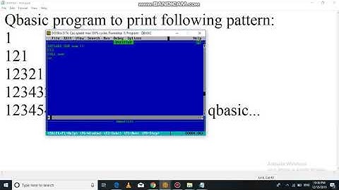 pattern 1 ,121,12321