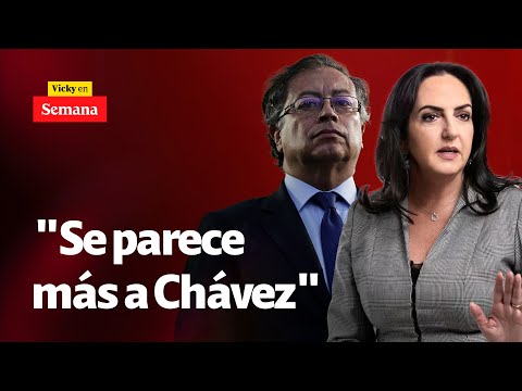 María F. Cabal: &quot;Aterrada porque Petro cada vez SE PARECE MÁS a Hugo Chávez&quot; | Vicky en Semana