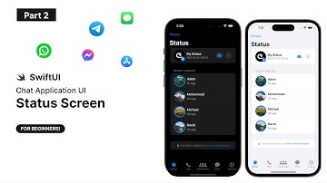 Build Chat App with SwiftUI | iOS 16 & Xcode 14 | Status Screen | Part 2