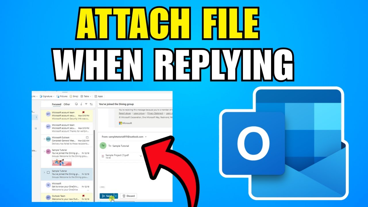 How To Attach File In Outlook When Replying (2026) (Best Method) - YouTube