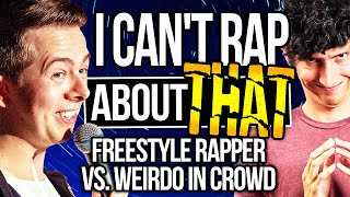 Freestyle Rapper CREEPED OUT out by Audience Member