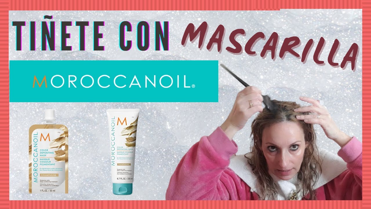 Mascarilla COLOR Moroccanoil, TIÑE y CUIDA a la VEZ ¿FUNCIONA? ¿CUBRE las  RAÍCES? ¿Engrasa?😮🙄 