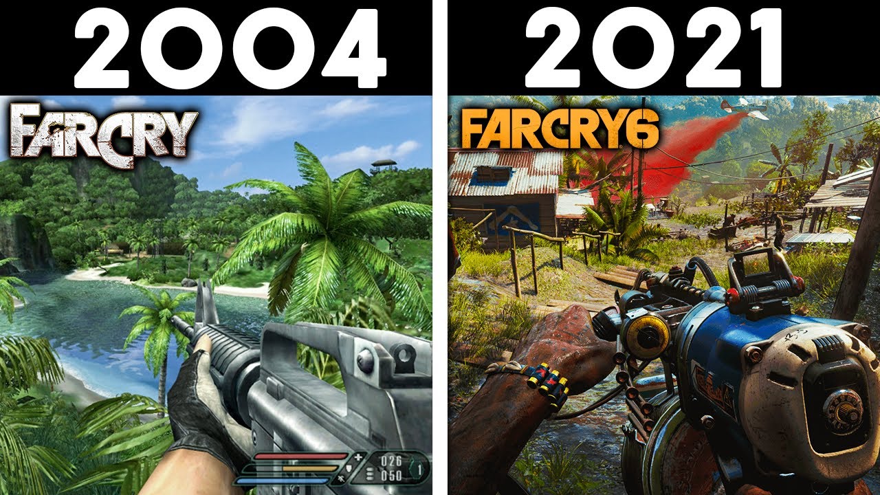EVOLUÇÃO INCRÍVEL DO FAR CRY