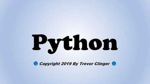 How To Pronounce Python