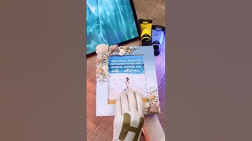 Diy Summer seashell frame! #shorts