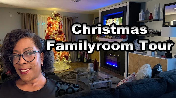 Christmas Family Room Tour