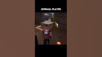 NORMAL PLAYER VS PRO PLAYER TIPS & TRICKS - GARENA FREE FIRE#trending #viralshort #like #subscribe