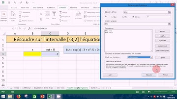 Solver équations à résoudre