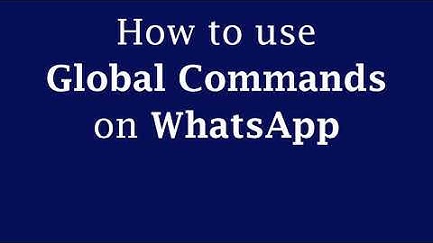 Louie Voice Control: How to use Global Commands (WhatsApp)