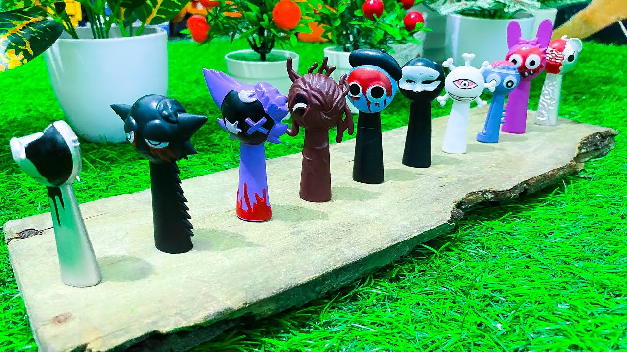 Set Di Costruzioni Sprunki Incredibox 20 In 1: Oren, Raddy, Clukr, Fun Bot E Amici - Foto 3
