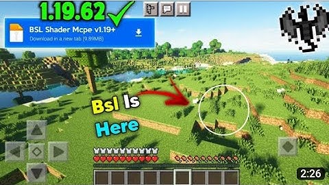 Finally Official !! Bsl Shader for Minecraft Pe 1.19.62+