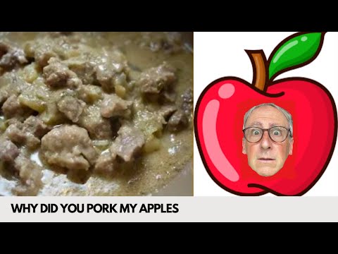 ვიდეო: რატომ აყენებენ ვაშლს ღორის პირში?