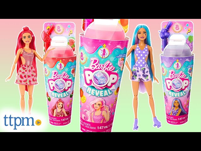 Buy Barbie Pop Reveal Fruit Series Strawberry Lemonade Doll, 8 Surprises  Include Pet, Slime, Scent & Color Change