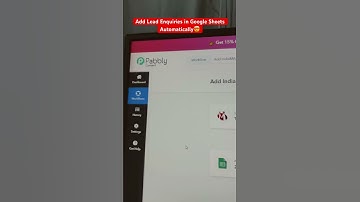 Instantly Add IndiaMART Lead Enquiries to Google Sheets #shorts #pabblyconnect #indiamart