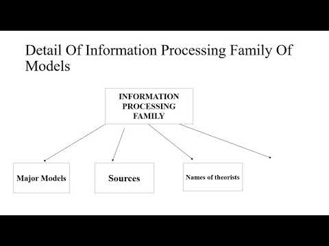 Information Processing Family Of Models