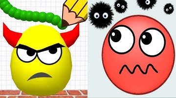 Draw To Smash Logic Puzzle Vs Hide Ball Brain Teaser - Gameplay Walkthrough (Android iOS)