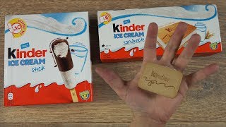 Kinder Ice Cream Sticks & Sandwich Ferrero & Langnese