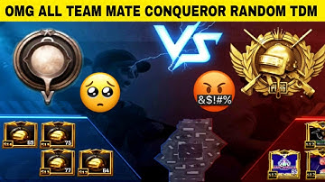 🔥 My All Team Mate Conqueror - Random TDM Gameplay| Samsung,A3,A5,A6,A7,J2,J2,J5,J7,S5,S6,S7,A10,A20