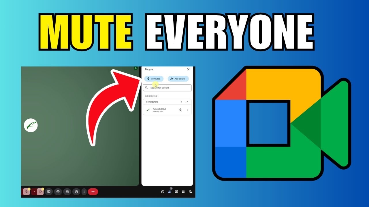 How To Mute Everyone in Google Meet - New Method