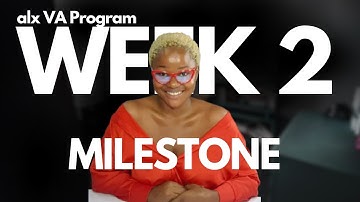 Week #2 Milestone | ALX Virtual Assistant programme | Skills Tracking and Peer Coaching