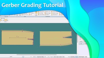 Gerber Grading Tutorial | Skirt Grading | AccuMark Pattern Design | Gerber Grade Rule Table