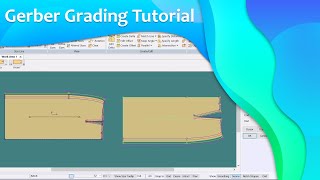 Gerber Grading Tutorial Skirt Grading Accumark Pattern Design Gerber Grade Rule Table