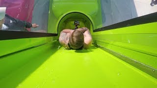 We Rode The New Drop Slide At Adventure Island Water Park In Tampa Florida!!