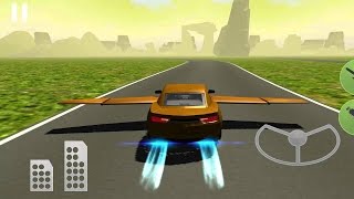 Flying Muscle Car Simulator 3D - Best Android Gameplay HD screenshot 3