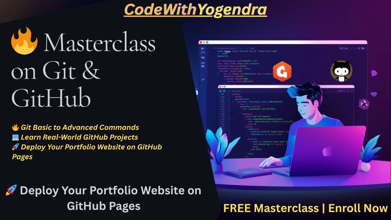 Git & GitHub Tutorial for Beginners 2025 | Deploy Portfolio Website on ...