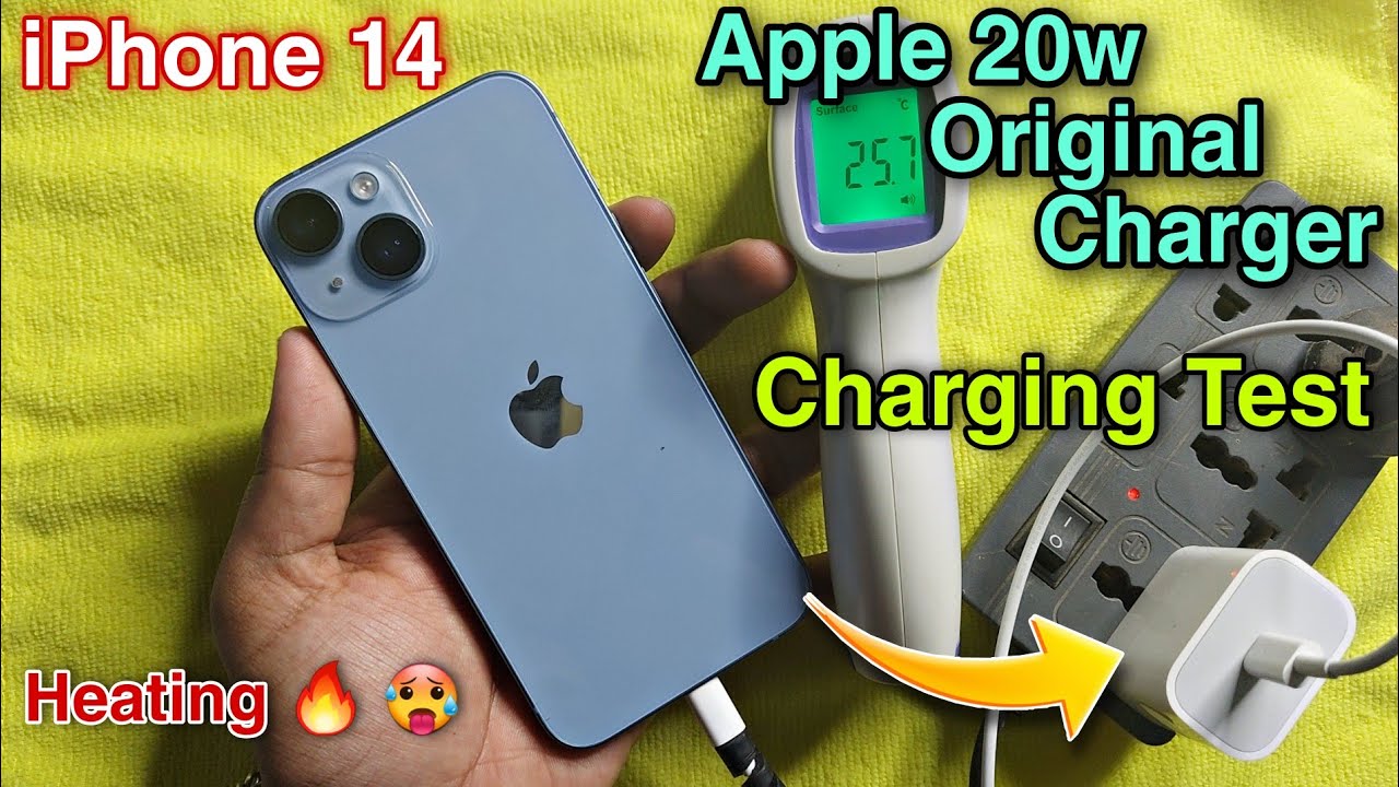 iphone 14 Charging Test with apple 20w original charger 🤩 apple