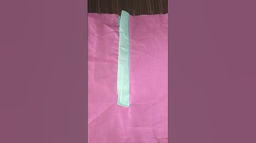 🔥Sewing Tips And Tricks | Placket Making In Kurti #placket