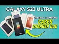 Original Samsung S23 Ultra Cases In Leather, S-View,  Silicon, Clear Cover, Charger Duo