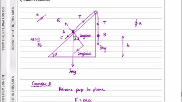 IAL, Edexcel, June 2024, M1, Q8, Dynamics, Inclined Plane, SUVAT, Mechanics, Nick Peters, WME01/01