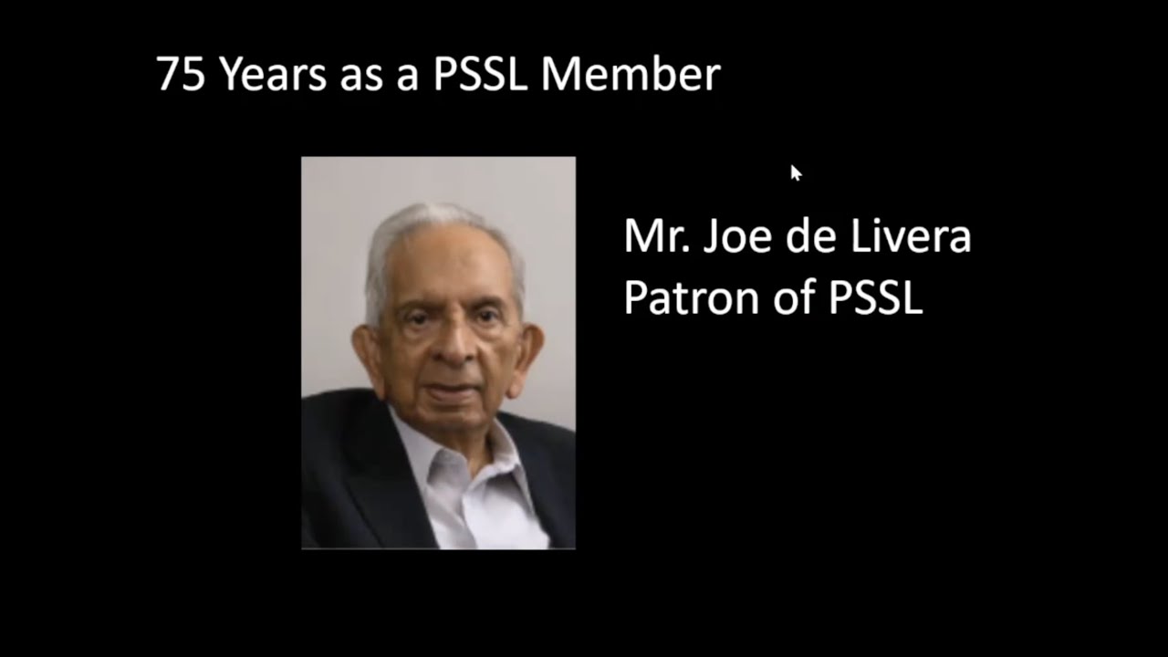 75 years as a member- An interview with Mr Joe de Livera - YouTube