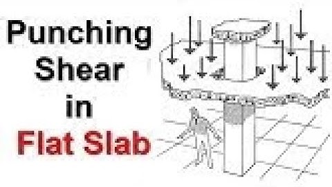Why flat slab failure by punching Shear ?