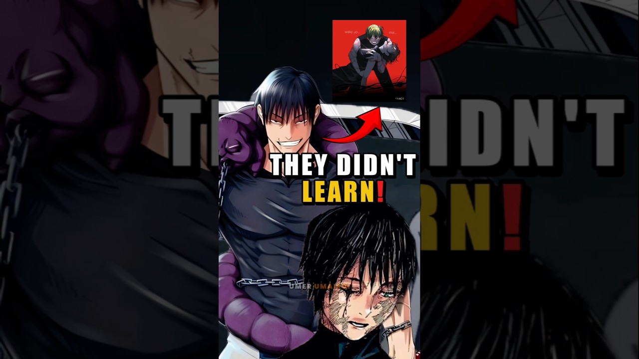 Toji was also bullied in the room Maki was thrown #jjk #jujutsukaisen #shorts