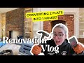 Major DIY Home Renovation UK | Hidden Fireplace, Home Office Progress & Bay Windows | 2flats1house
