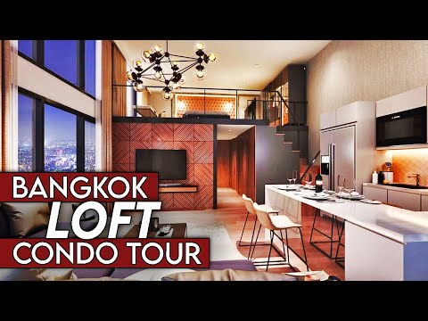 Bangkok Condo Tour | Loft Style Landmark @ MRTA, Thailand