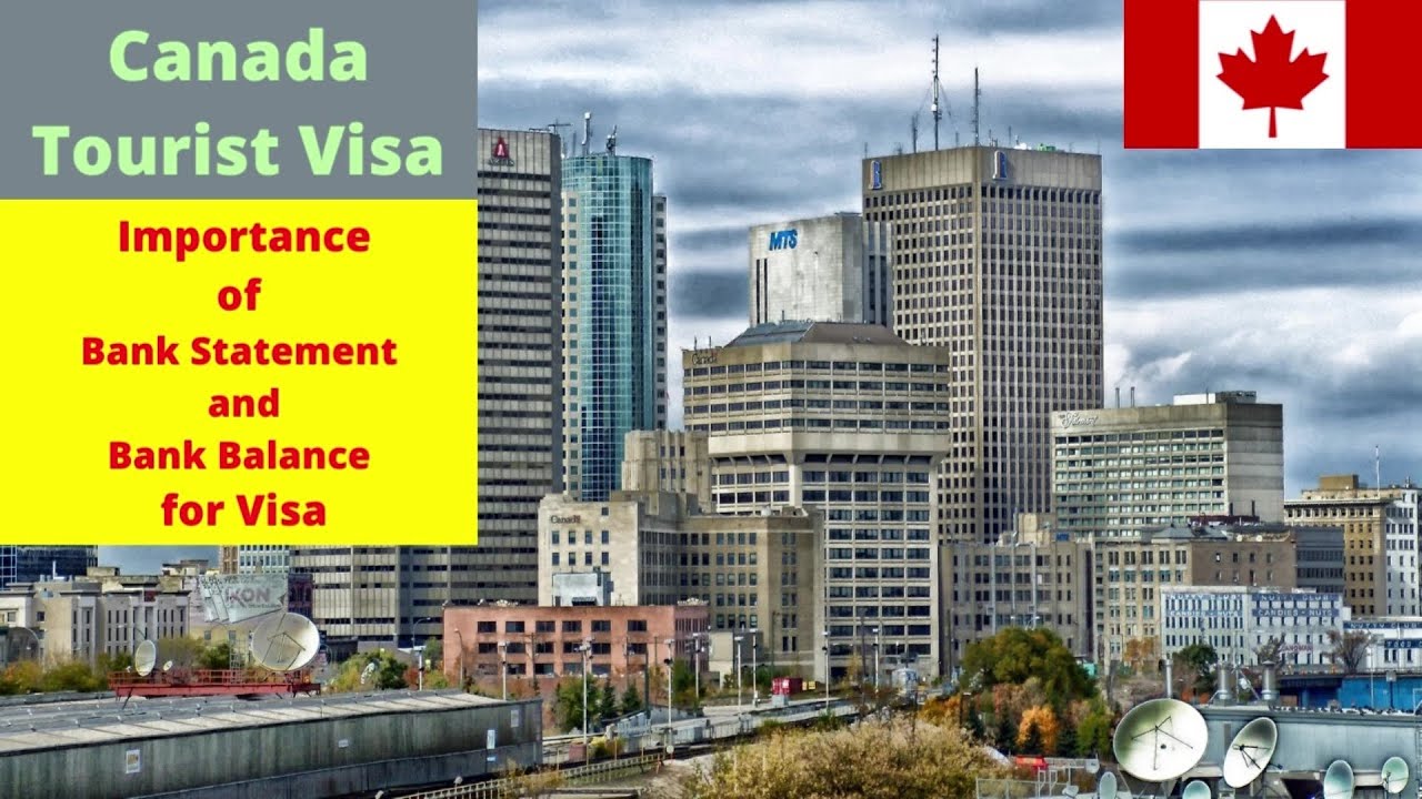 canada tourist visa bank balance